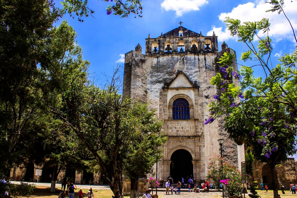 El Exconvento de San Juan Bautista, en Tlayacapan, Morelos, fue construido en 1534. Foto: Secretaría de Turismo y Cultura de Morelos