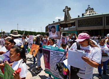 Marchan por desaparecidos en la Basílica