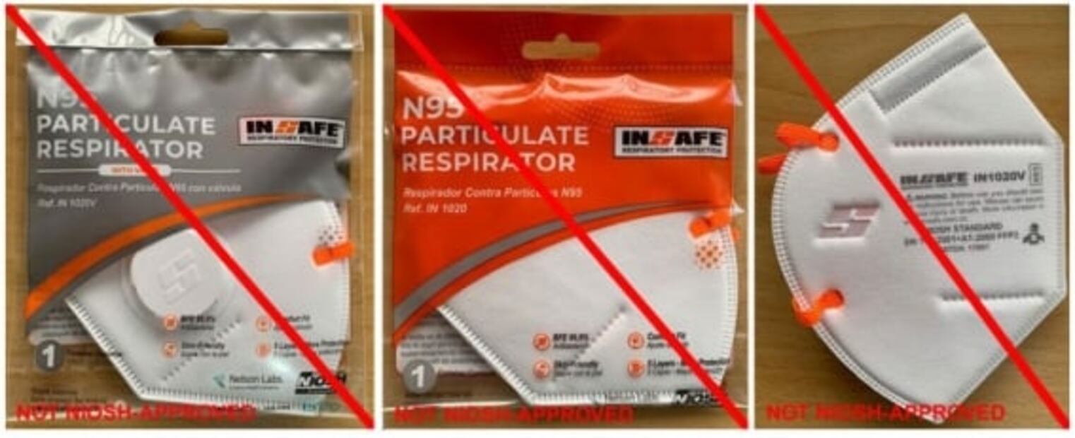 Cómo identificar un cubrebocas KN95 original