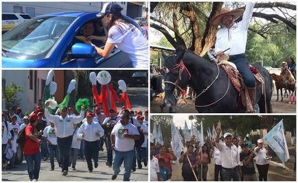 A pie y a caballo, tras la búsqueda de votos en Tamaulipas