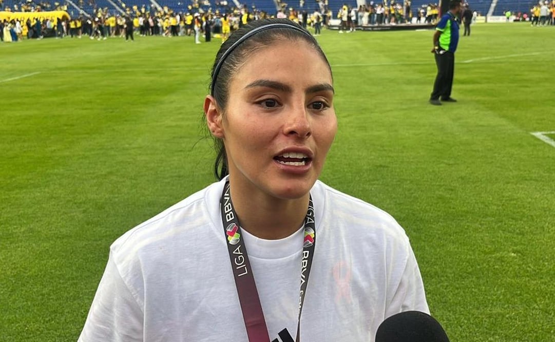 Karen Luna destaca el trabajo de América para ser campeones de la Liga MX Femenil / Foto: Alberto Vargas-EL UNIVERSAL