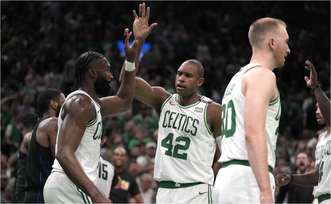 Jaylen Brown brilló en la victoria de Celtics. FOTO: AP