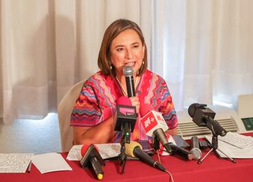 Reta Xóchitl Gálvez a AMLO a revelar estados financieros de las empresas de Amílcar Olán, amigo de sus hijos