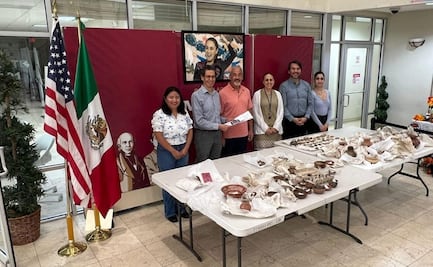 México recupera 182 piezas arqueológicas desde Florida; fueron entregadas voluntariamente