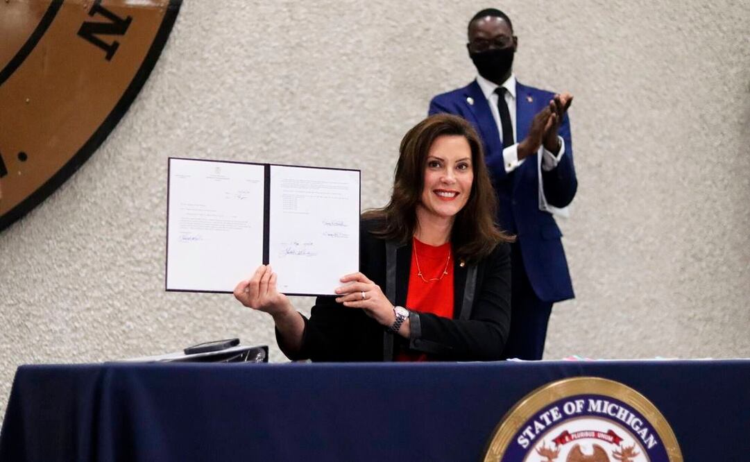 La gobernadora Gretchen Whitmer (Foto: AP)