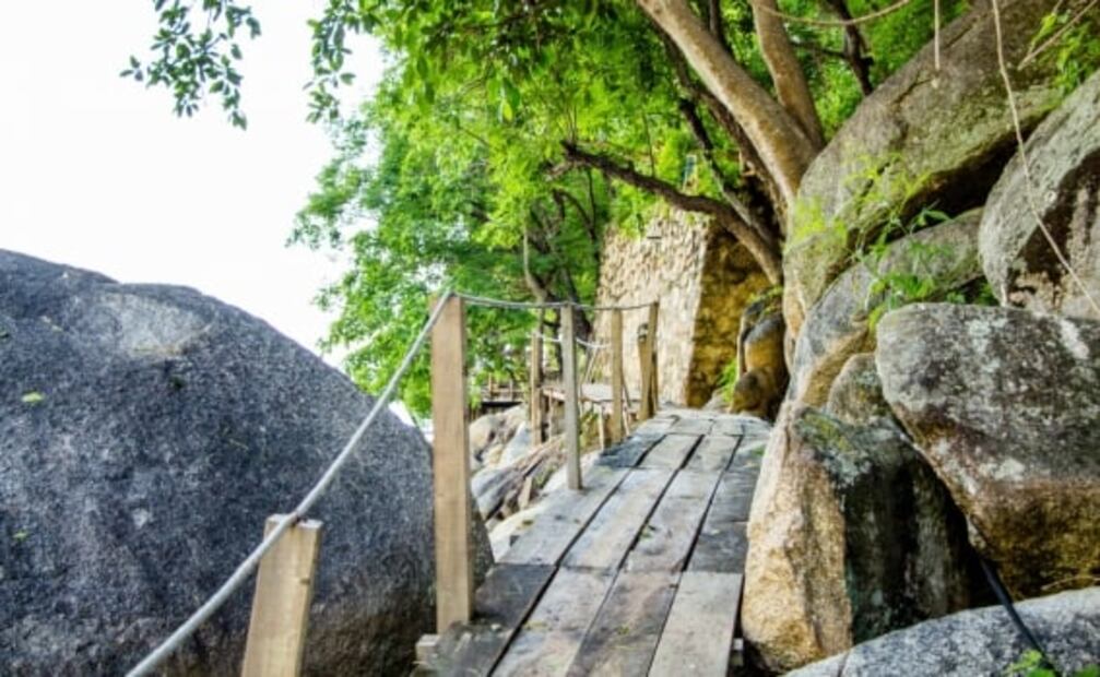 Colomitos, la playa más pequeña de México