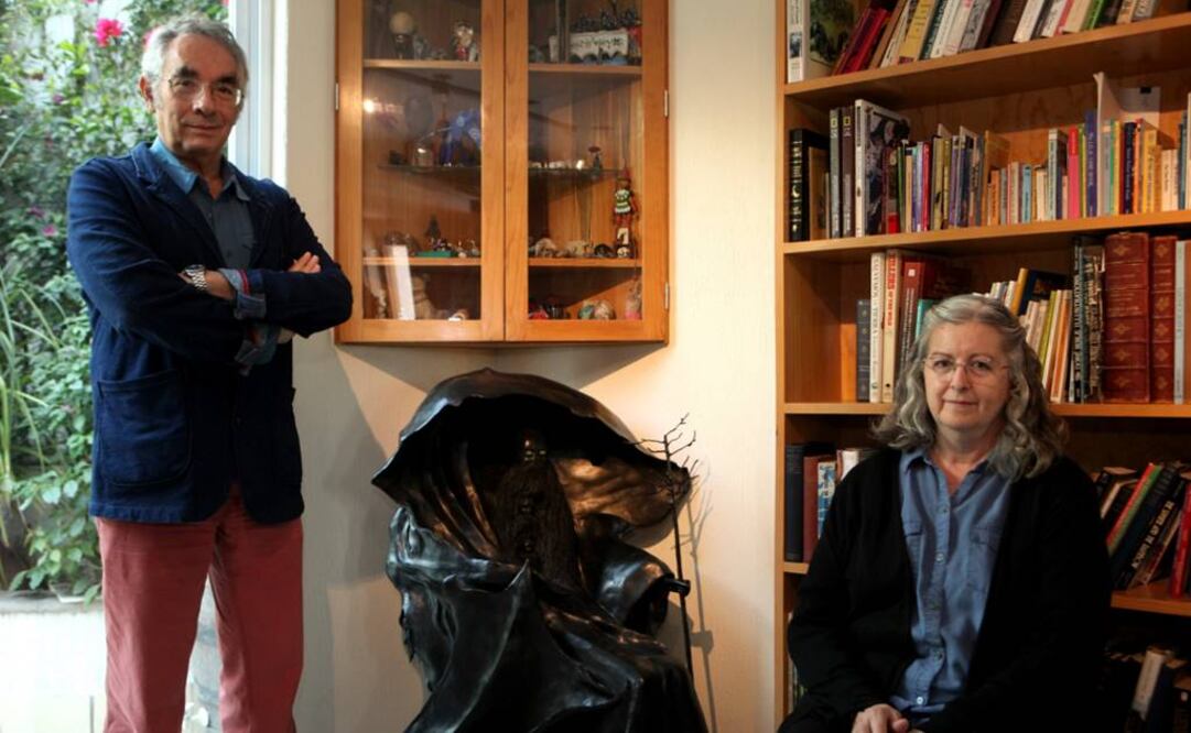 Gabriel Weisz, hijo de la artista de origen inglés, y su esposa Patricia Argomedo, socios fundadores. (FOTO: Archivo EL UNIVERSAL) 