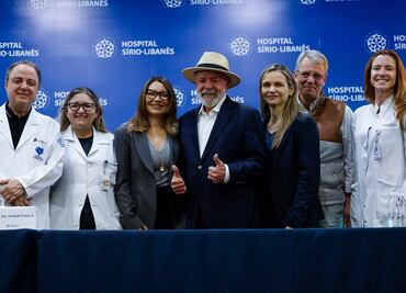 “Estoy aquí entero”: El presidente de Brasil, Luiz Inácio Lula da Silva, se muestra animado, tras ser dado de alta