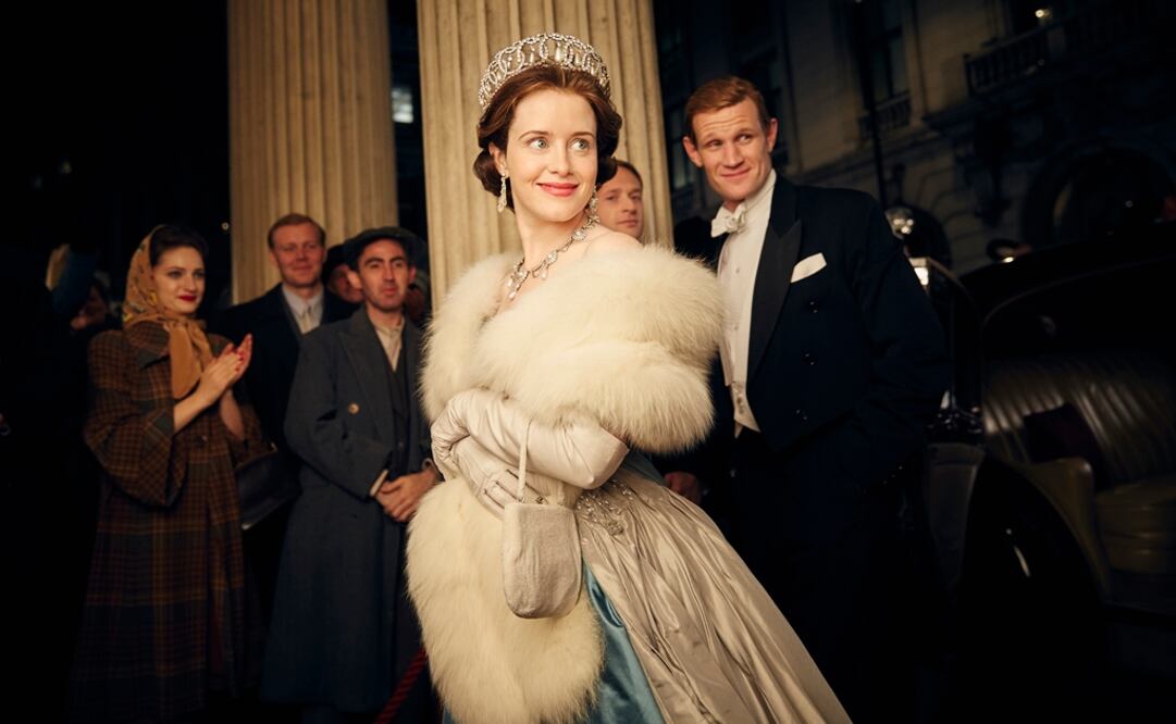 Claire Foy interpreta a la reina Isabel II en "The Crown". Foto: Robert Viglasky/Netflix via AP
