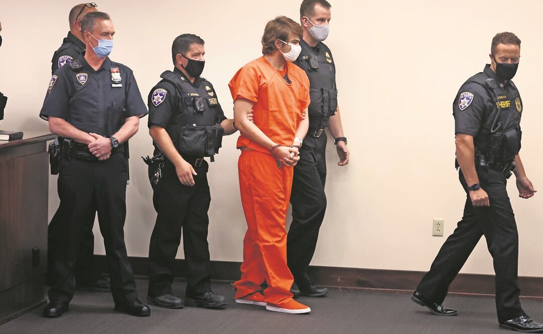 Payton Gendron, en el juzgado del condado de Erie. Foto: Scott Olson. AFP