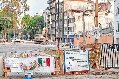 Procuraduría congela investigación de 93 edificios colapsados