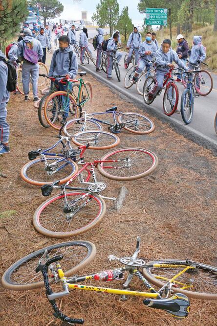 Diversas peregrinaciones ciclistas se organizan en provincia cada año para visitar la Basílica de Guadalupe (YADÍN XOLALPA. EL UNIVERSAL)