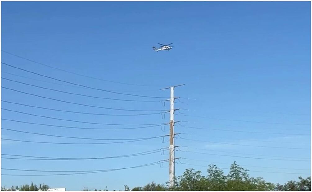 Elementos de la Fiscalía de Tamaulipas implementaron un mega operativo terrestre y aéreo por diversos sectores. Foto: Especial