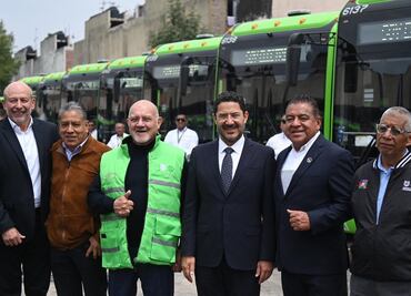 En su último día de gobierno, Batres da banderazo de salida a 50 nuevas unidades eléctricas de RTP