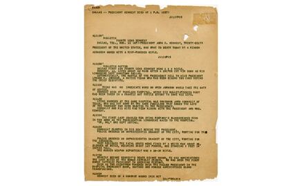 Entérate. Consulta aquí los archivos secretos sobre el asesinato de Kennedy