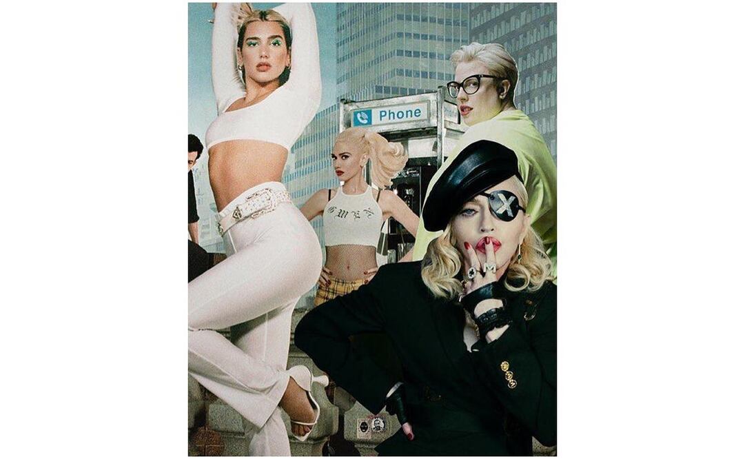 Dua Lipa y Madonna. Foto: Especial