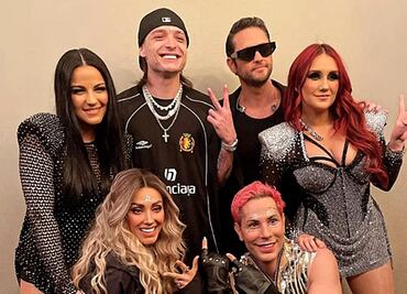 ¿Se viene colaboración? Peso Pluma sorprende en último concierto de RBD en Los Ángeles