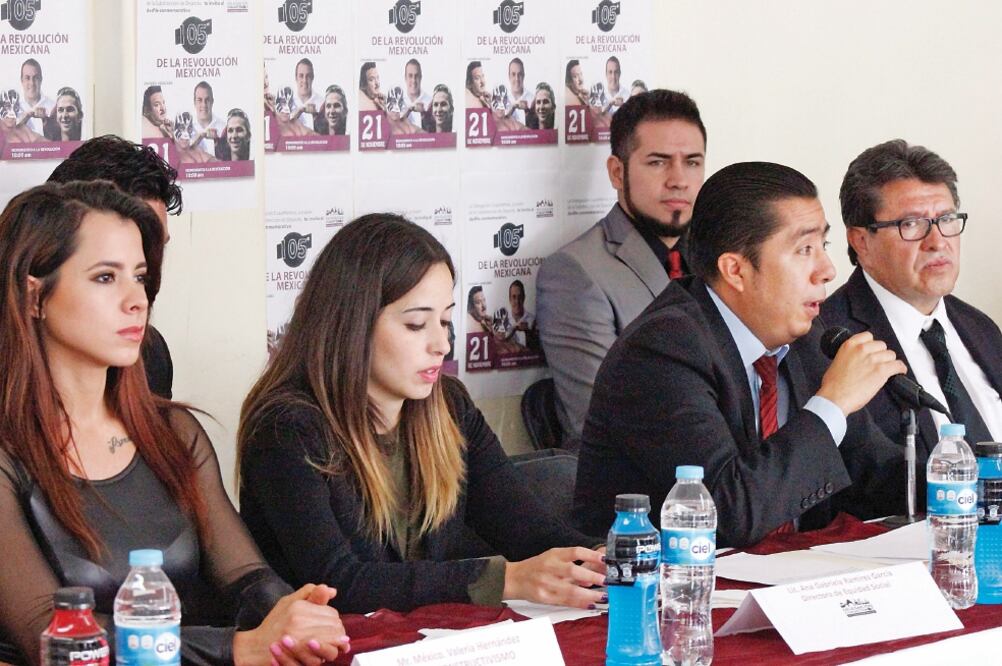 En conferencia para anunciar las actividades del desfile deportivo, autoridades aseguraron que antes de finalizar el año se atenderán los deportivos (ESPECIAL)