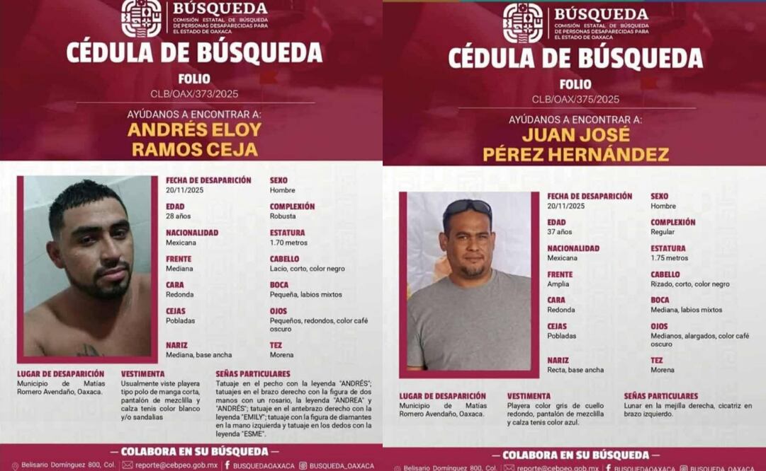 Desaparecen en Oaxaca cuatro choferes originarios de Tamaulipas.
Foto: Especial.