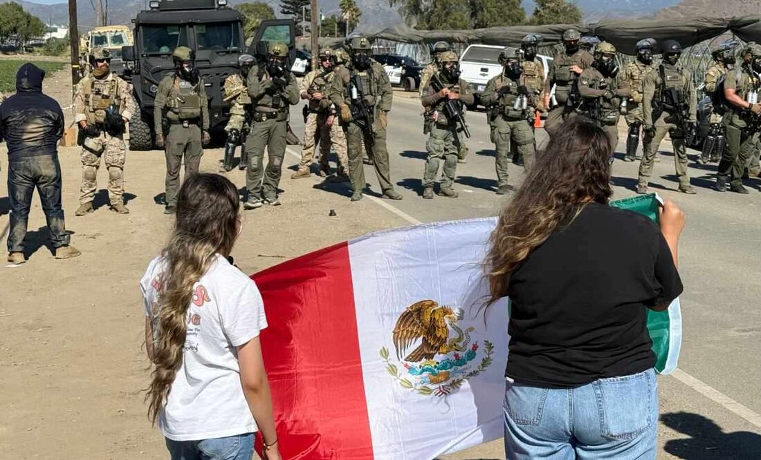 ICE inicia redadas en un campo agrícola. (10/07/25) Foto: AP