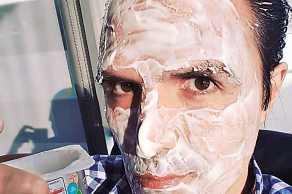 Mascarillas de yogur para Billy Rovzar