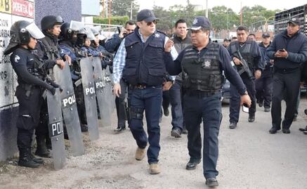 Militares y policías estatales intervienen policía de San Martín Texmelucan
