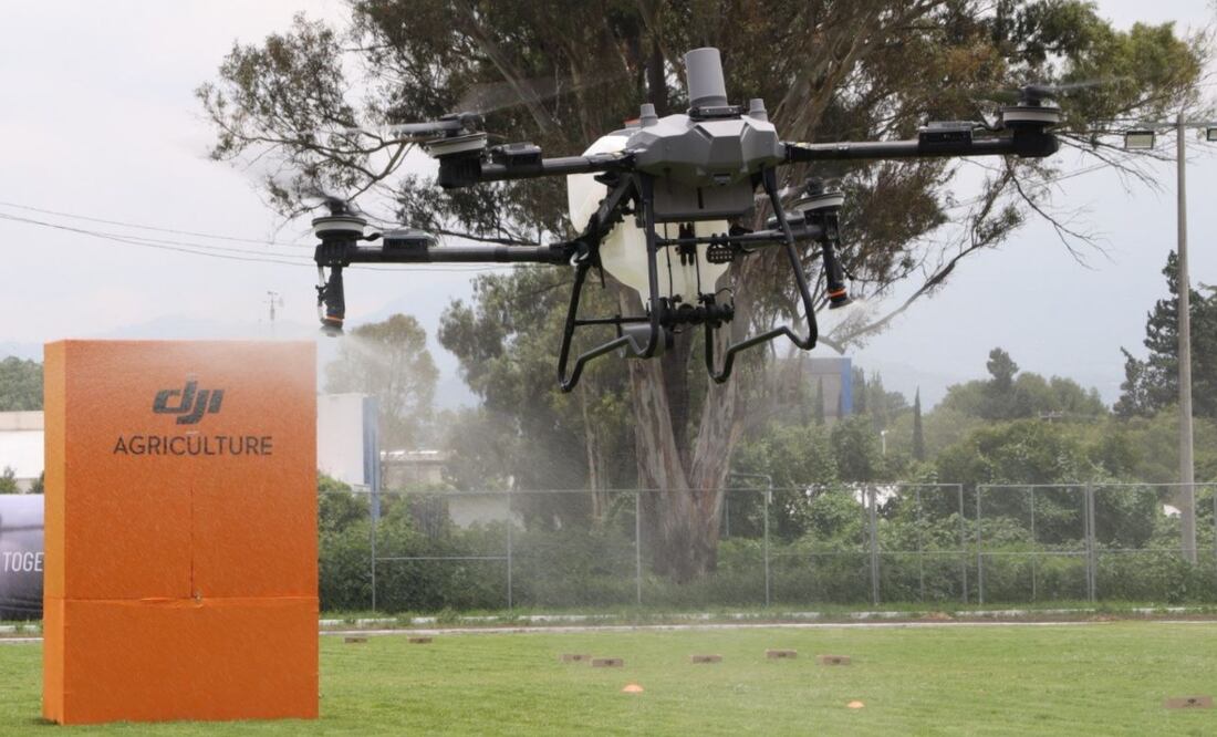 DJI presenta drones agrícolas que transforman el campo mexicano. Imagen: cortesía