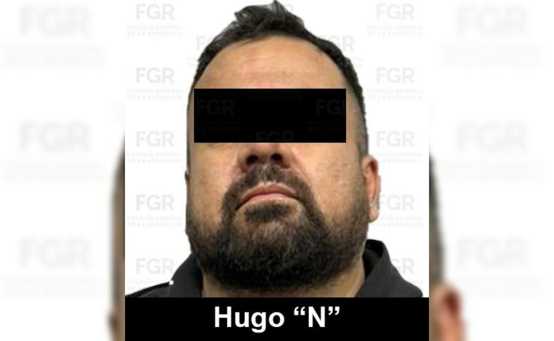Hugo Enrique "El Barbas". Foto: Fiscalía General de la República (FGR)
