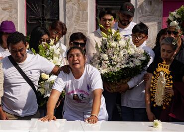 Sepultan a Jael Monserrat; "Te juro que te voy a hacer justicia", asegura su madre, quien halló los restos de su hija en el Ajusco