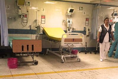 Hospital General, a la espera de víctimas