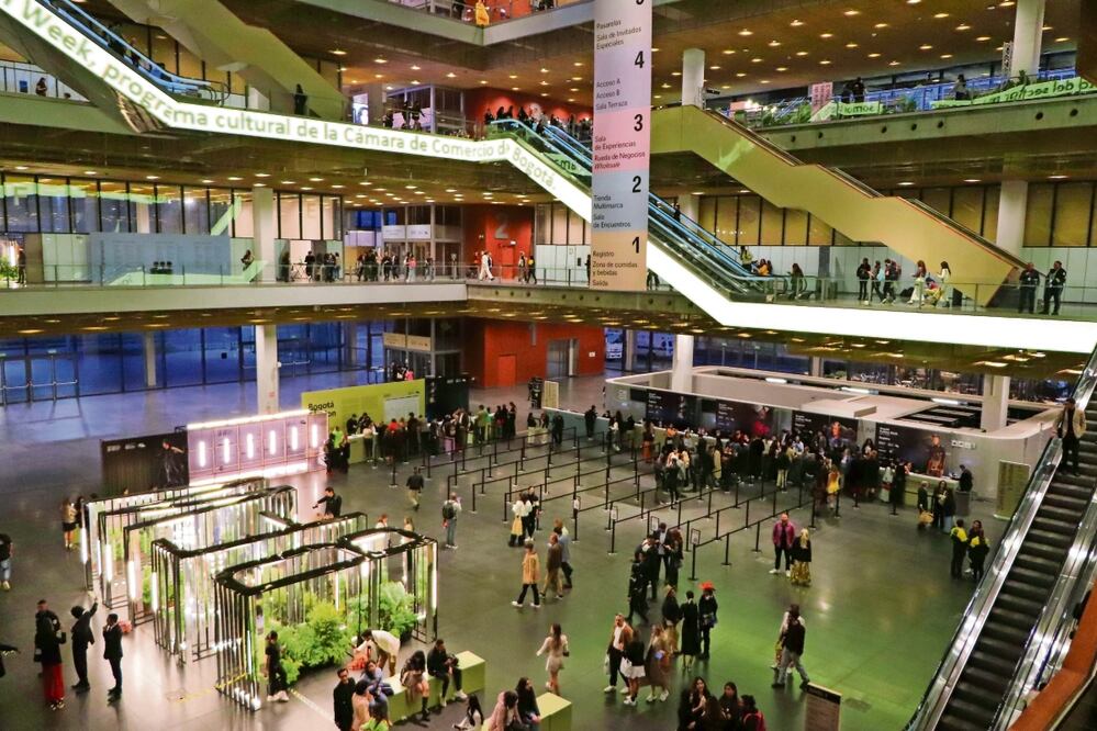 Del 22 al 24 de mayo, el Ágora de Bogotá fue la sede de la séptima edición de Bogotá Fashion Week, que organizó la Cámara de Comercio de Bogotá. Foto: Cámara de comercio de Bogotá