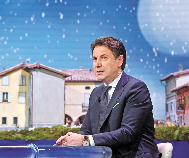 El permier de Italia, Giuseppe Conte, no logró la movilización de independientes a su favor. EFE