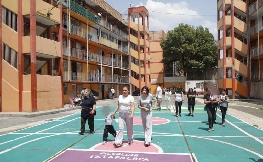 Únicamente 133 de alrededor de mil habitantes participaron en el Segundo Simulacro Nacional 2026. 19/09/2026. | Foto: Carlos Odin.