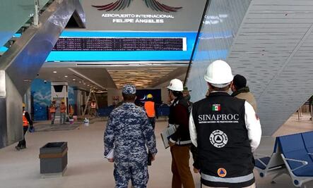Certifican protocolos de Protección Civil del Aeropuerto Internacional Felipe Ángeles 