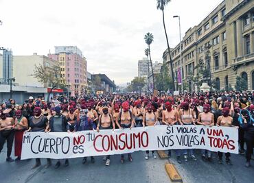 Reclaman en Chile fin de violencia machista