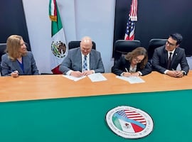 Firman México y EU acuerdo sobre aguas residuales