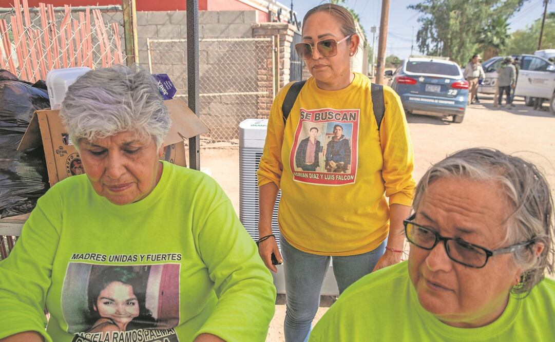 Integrantes del Colectivo Madres Unidas y Fuertes se mantienen firmes en la búsqueda de sus hijos desaparecidos, algunas de ellas desde hace 15 años. Aimee Melo/ EL UNIVERSAL
