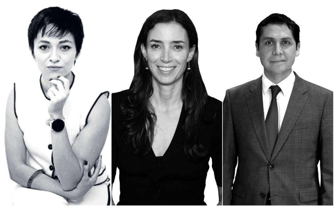 Melissa Ayala, Catalina Pérez Correa y Alfonso Pérez Daza