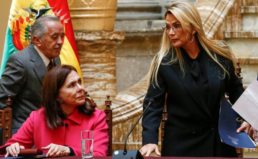 La presidenta interina de Bolivia, Jeanine Áñez. Foto: Reuters