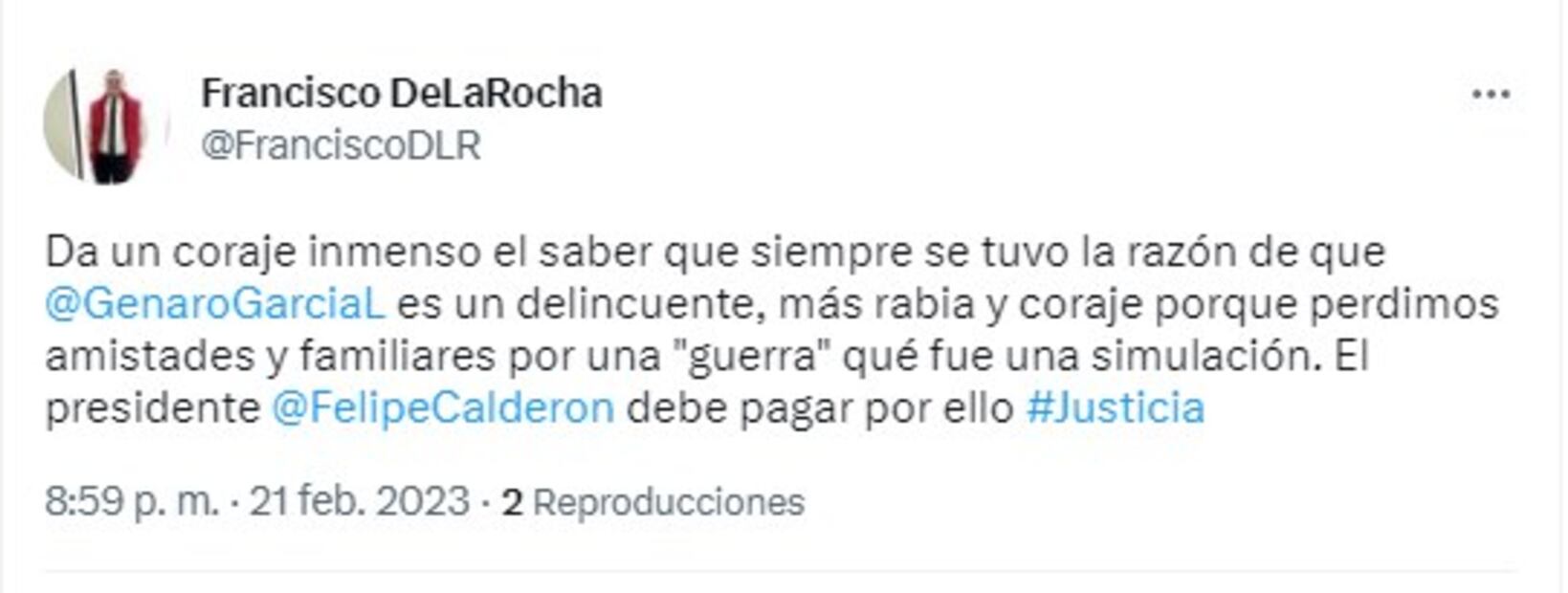 "¿Y Calderón?", redes sociales estallan por veredicto de Genaro García Luna