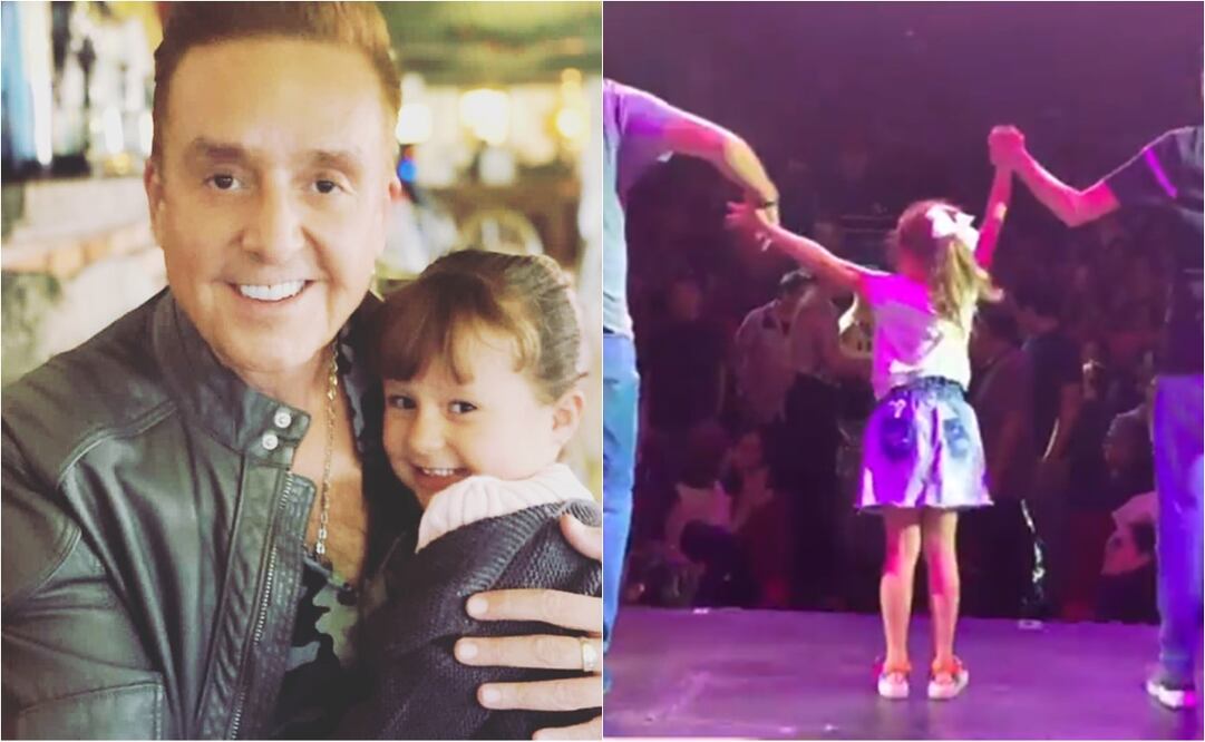 Micaela Bisogno tiene 7 años de edad y ya ha mostrado interés por las artes y el medio artístico. Fotos: Instagram y Twitter