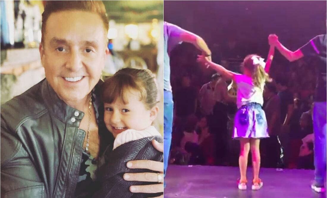 Micaela Bisogno tiene 7 años de edad y ya ha mostrado interés por las artes y el medio artístico. Fotos: Instagram y Twitter