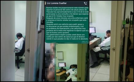 Captan a médico durmiendo la siesta en consultorios de SESA-Tlaxcala