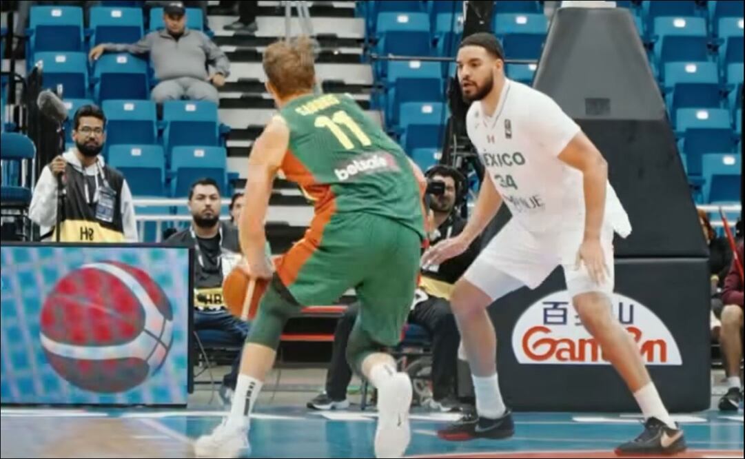 México cae ante Lituania en su debut del torneo preolímpico - Foto: Captura de pantalla