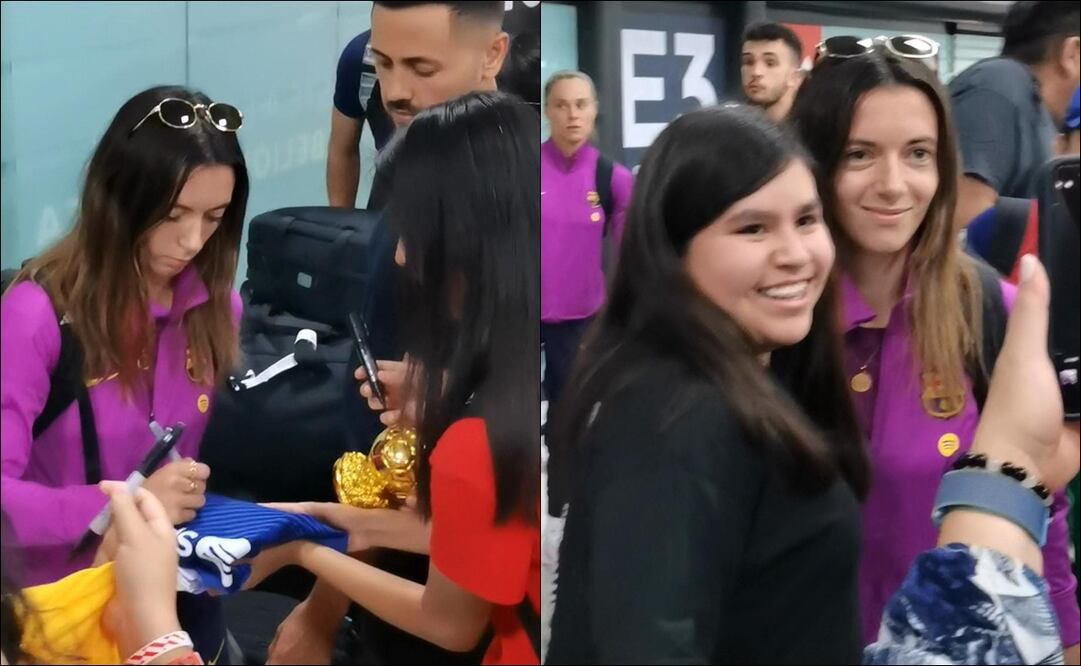 El Barcelona Femenil causa furor en su llegada a México / Fotos: Leobardo Vázquez Hernández - EL UNIVERSAL