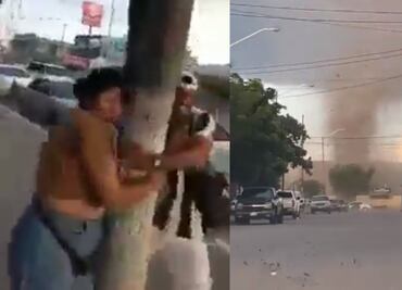 VIDEOS. Las impresionantes imágenes del tornado que sorprendió en Guamúchil, Sinaloa