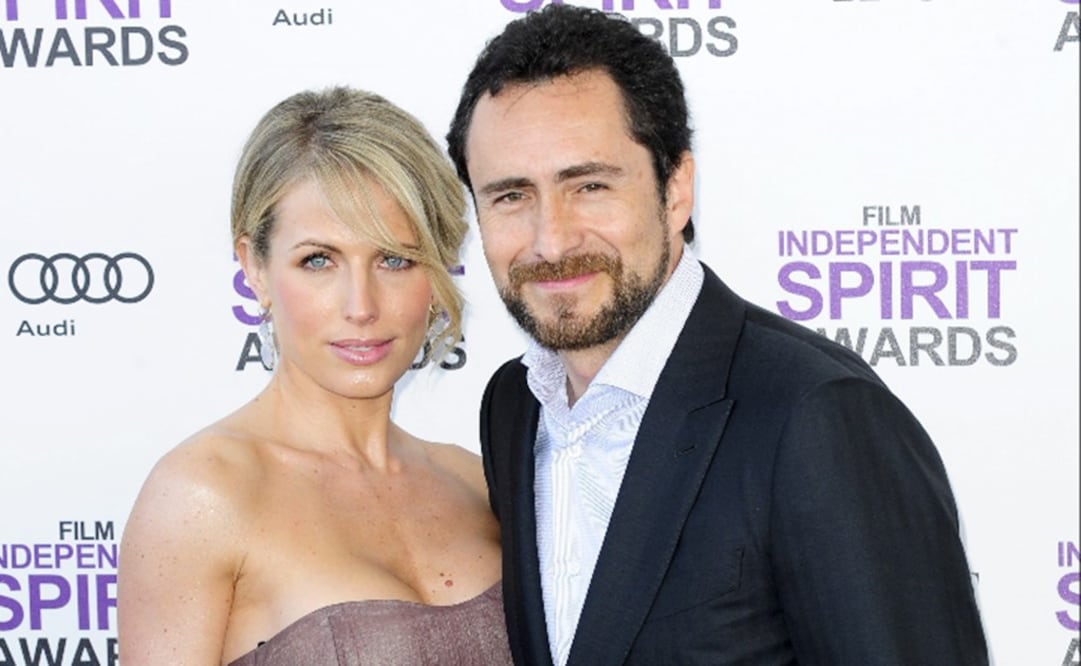 El actor mexicano Demian Bichir y la actriz estadounidense Stefanie Sherk asistieron a la entrega de los Spirit en el 2012. Foto: Archivo EFE