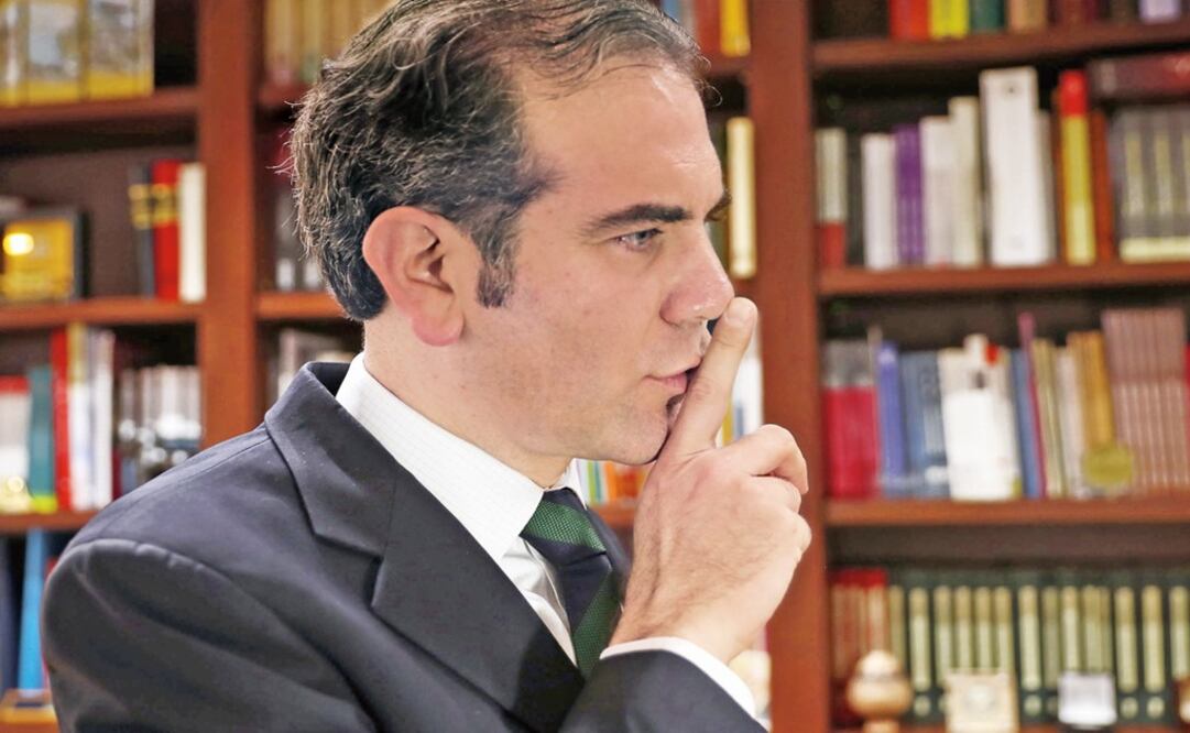 Córdova Vianello, president and councilor of the INE - Photo: Juan Carlos Reyes/EL UNIVERSAL