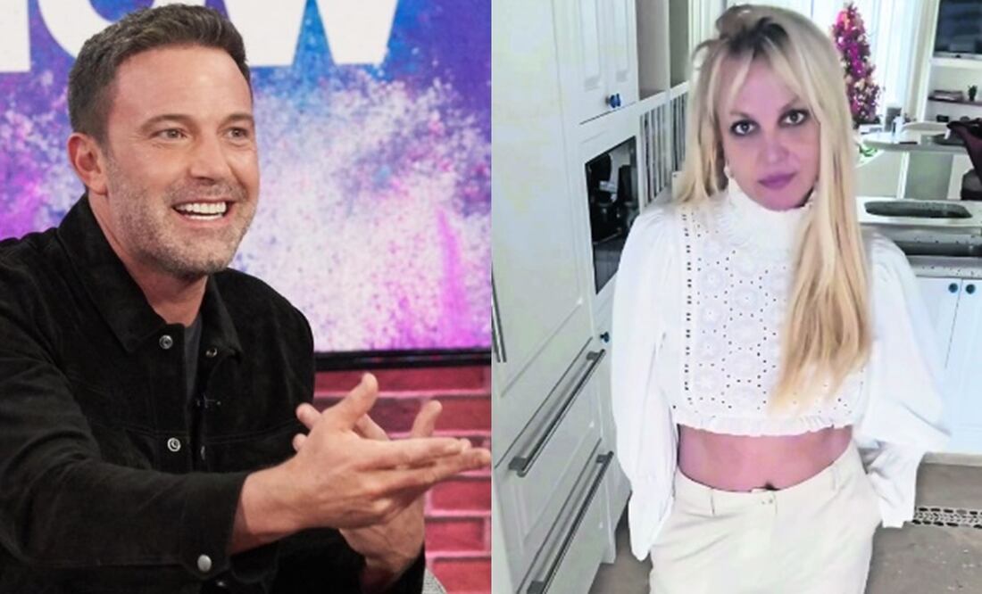 Ben Affleck y Britney Spears. Foto: Vía Redes sociales.