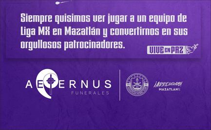 Mazatlán anuncia que una funeraria será su patrocinador